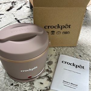 New in box 20-oz travel crockpot for lunch at school, work, dorm or anywhere!